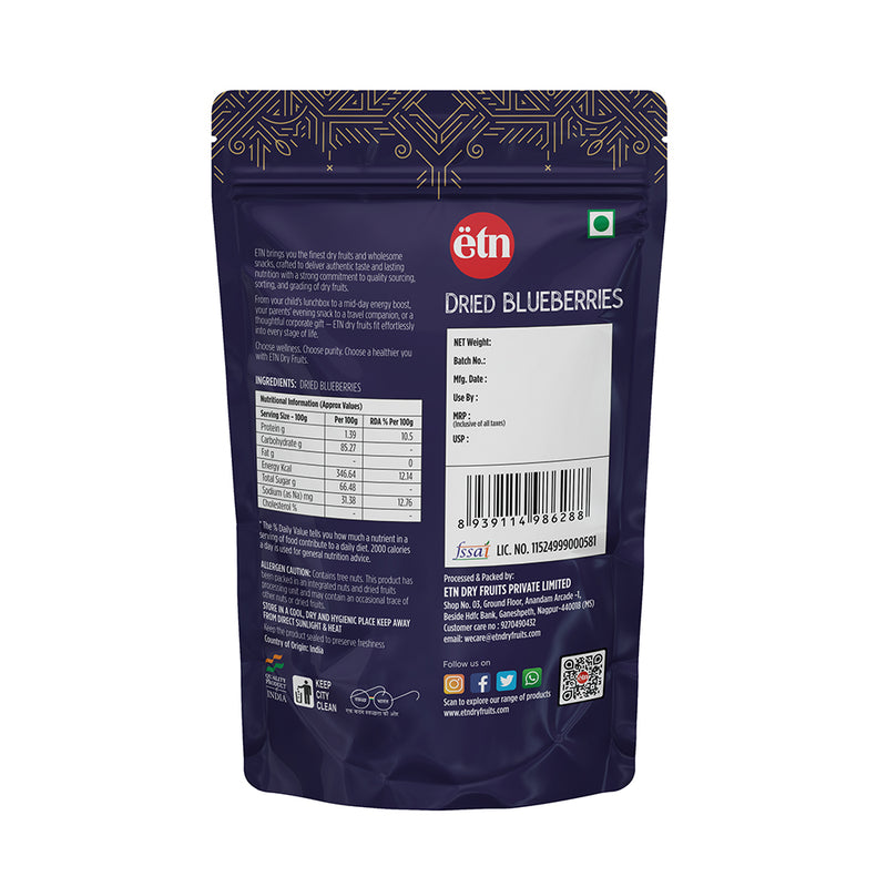 Dried Blueberries 150g