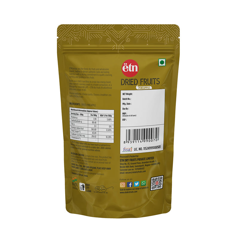 Dried Pineapple Dried Fruits 200g