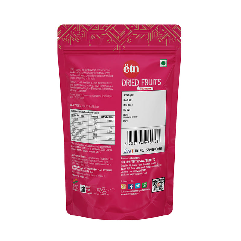 Dried Strawberry Dried Fruits 200g