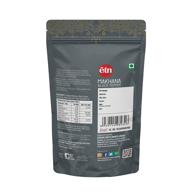 Black Pepper Makhana