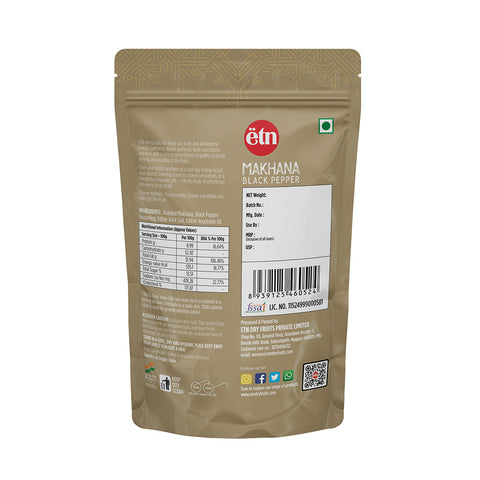 Black Pepper Makhana