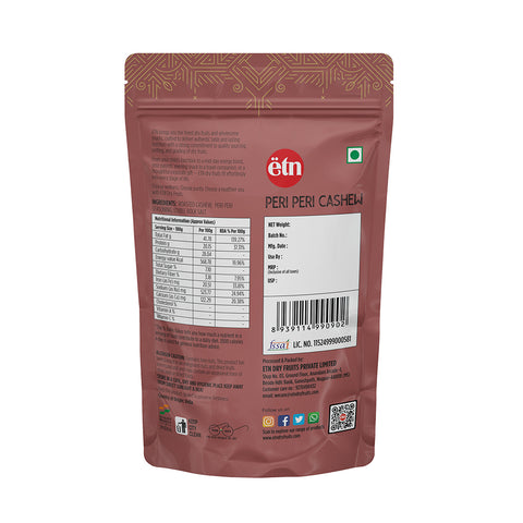 Peri Peri Flavoured Cashew Nuts 200g
