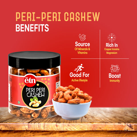 Peri Peri Flavoured Cashew Nuts 200g