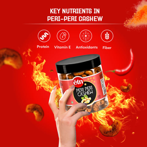 Peri Peri Flavoured Cashew Nuts 200g