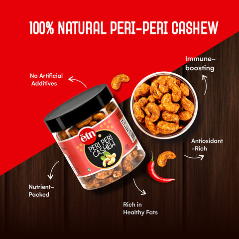 Peri Peri Flavoured Cashew Nuts 200g