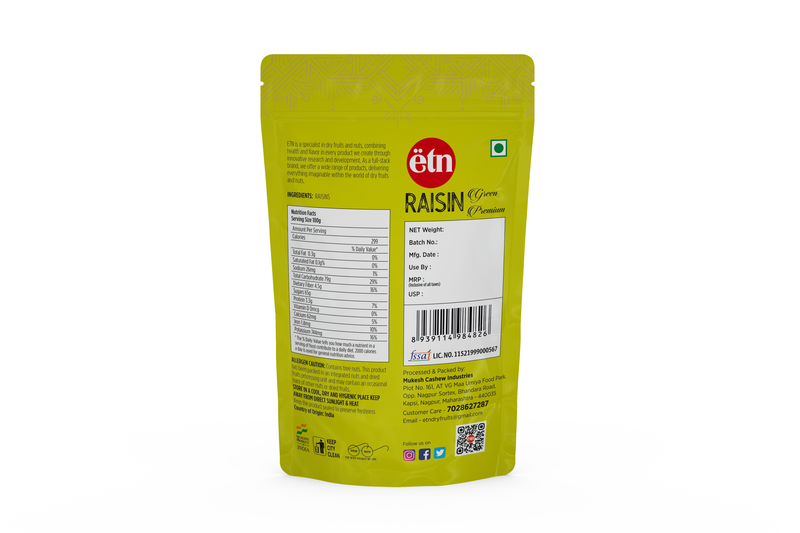 Premium Green Raisins Kishmish 200g